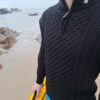 Black Aran Style Jumper - Image 3