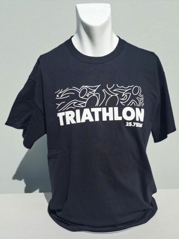 Tribal Triathlon 25.7km Unisex T-Shirt (Black)