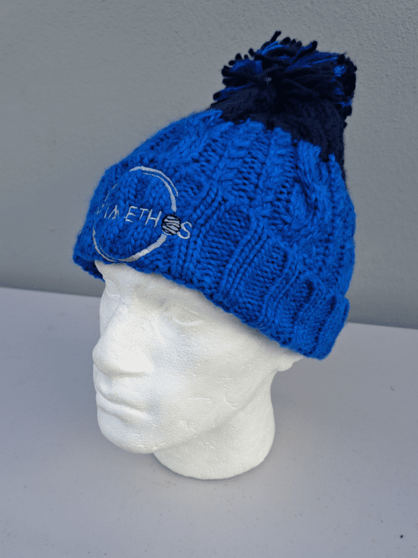 Swim Ethos Bobble Beanie (Blue)