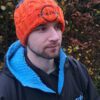 Swim Ethos Bobble Beanie (Orange/Grey) - Image 4
