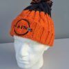 Swim Ethos Bobble Beanie (Orange/Grey)