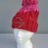 Swim Ethos Bobble Beanie (Red/Pink)